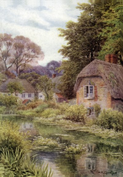 Op de Avon, bij Lake, nabij Salisbury door Alfred Robert Quinton